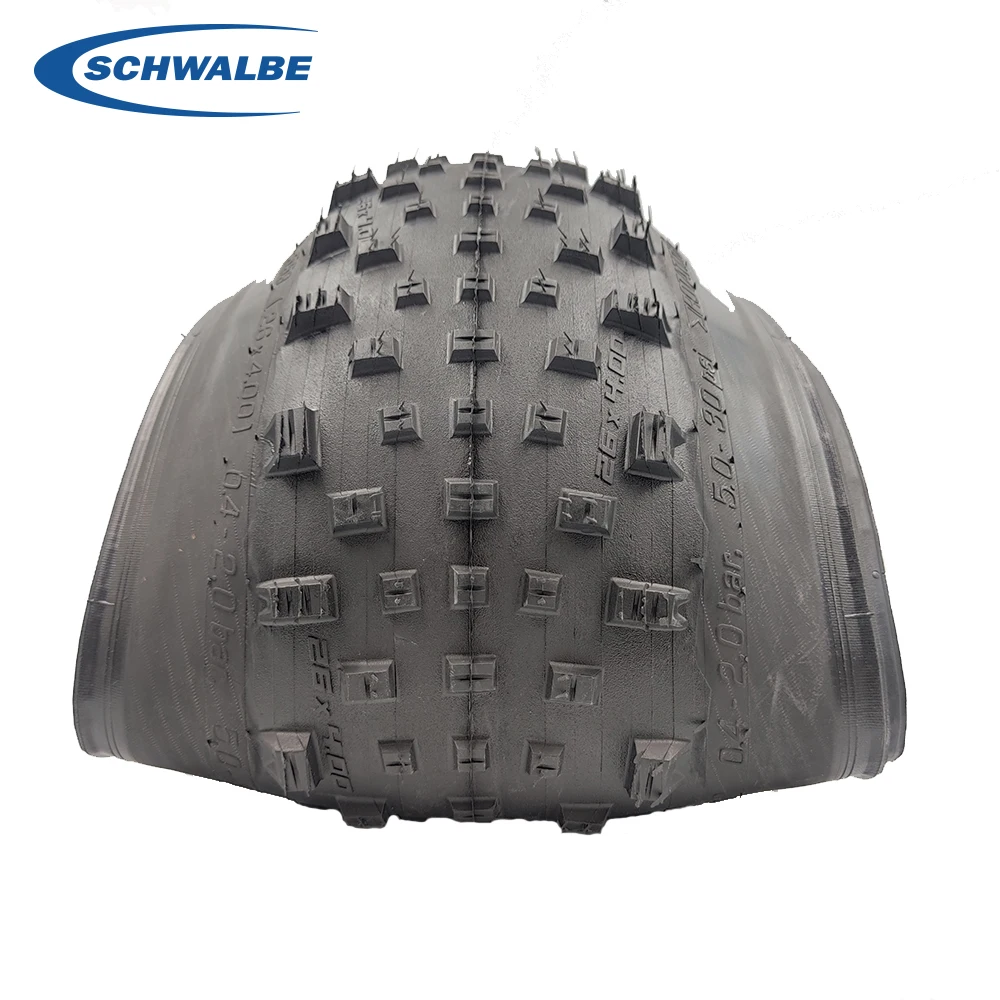 SCHWALBE JUMBO JIM Bicycle Fat Tire 100-559 26x4.00 Inch Beach Snowmobile Bike Folding Tyre Outdoor Cycling Equipments Parts