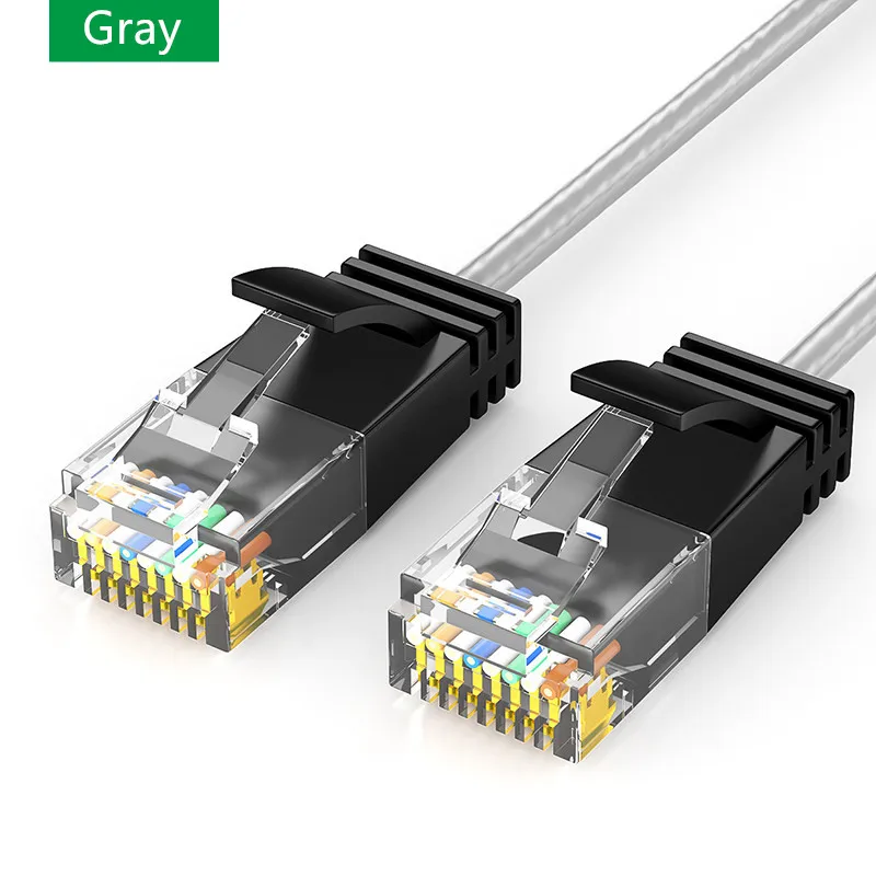 Cat6A kabel Ethernet ultradrobny kabel do routera kota 6 UTP kabel krosowy-szczupły RJ45 do komputera XBox przewody sieciowe 5 kolorów