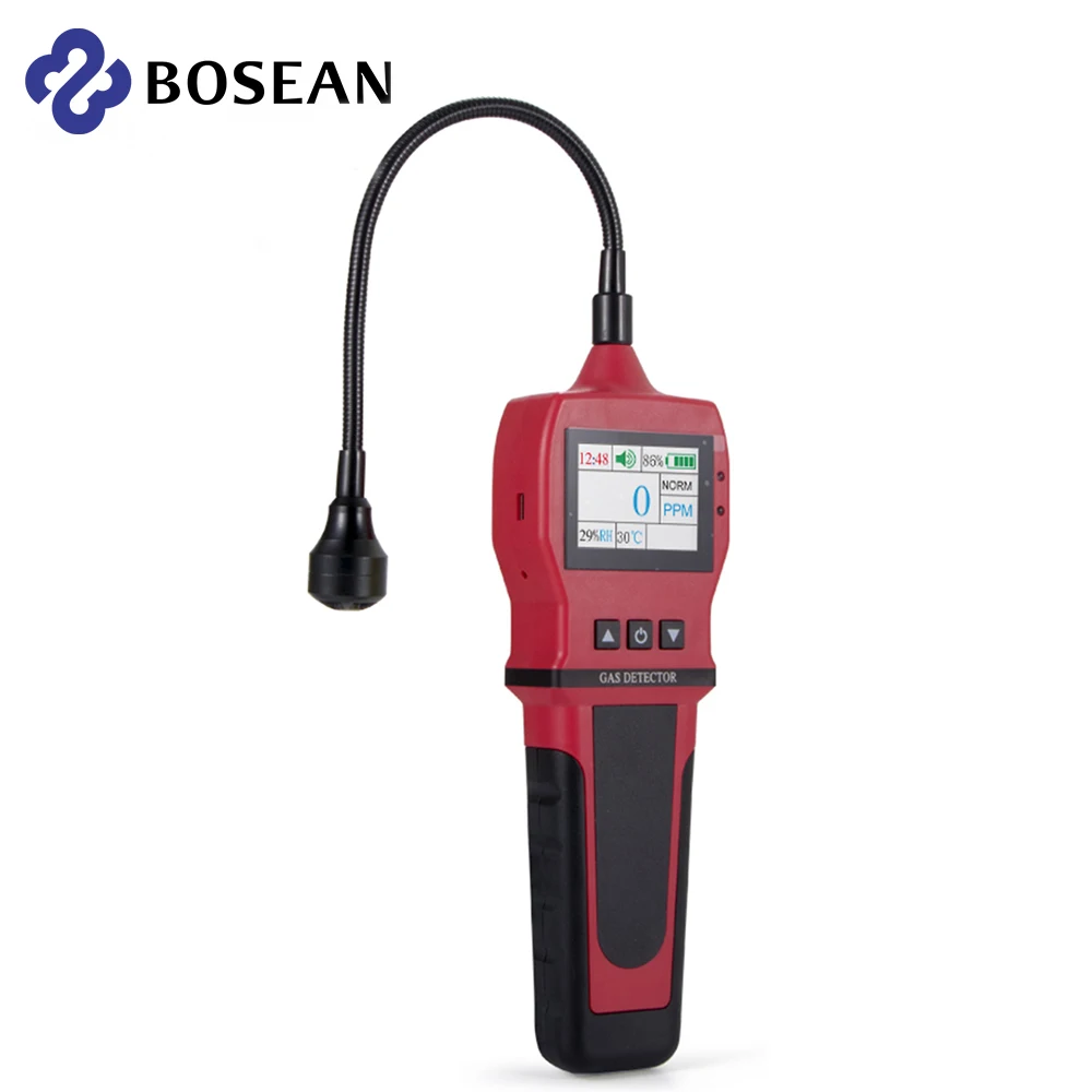 Industry home Gas leak detector CH4/Natural/coal gas flammable Combustible gas Detector Analyzer 4 alarm methods