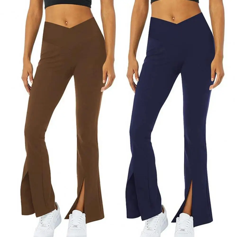 

Workout Pants Solid Color Bootcut Pants Bootcut Pants Fashion Yoga Pants