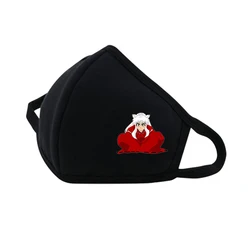 anime Inuyasha Washable Mouth breathing Mask boy girl teenagers keep warm Mask women men Dust-proof cotton mask