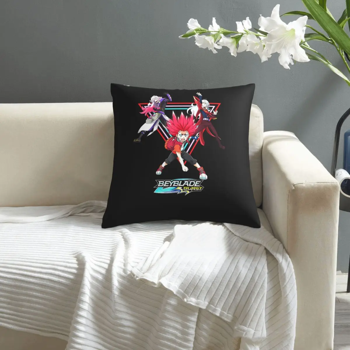 Beyblade Burst pillowcase printed cushion cover sofa waist pillow pillow cover