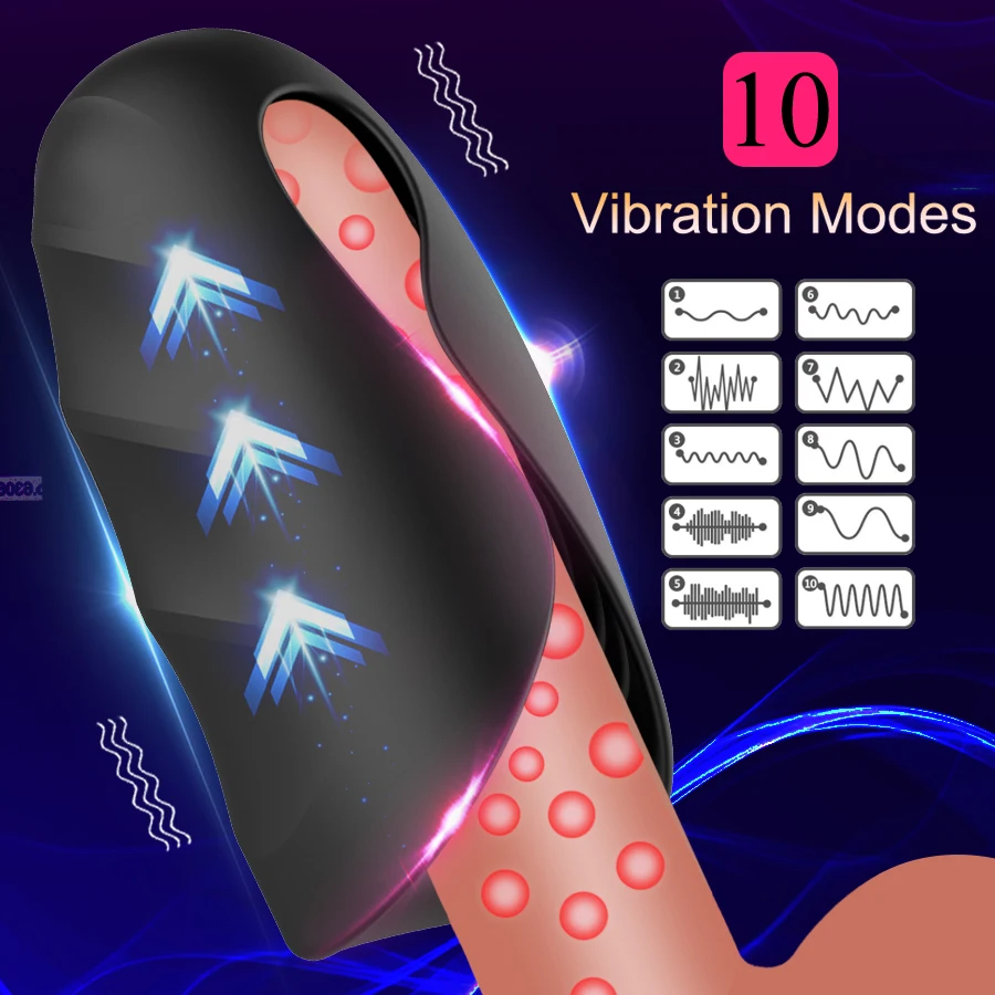 FLXUR Vibrator Sex Toys for Men Penis Trainer Male Masturbator Delay Ejaculation Stimulate Glans Vibrating Massager Pussy