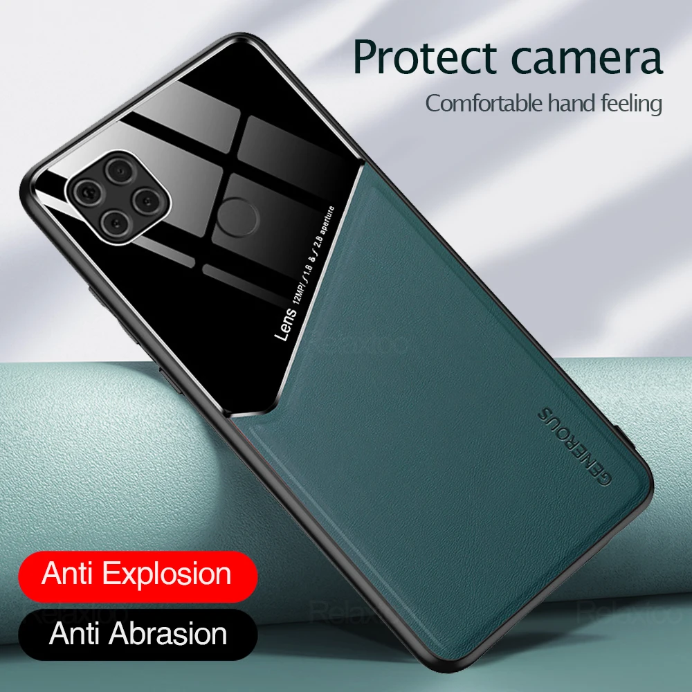 redmi 9c nfc case leather magnetic phone cases for xiaomi redmi 9c xiomi redmi9c camera protection cover coque