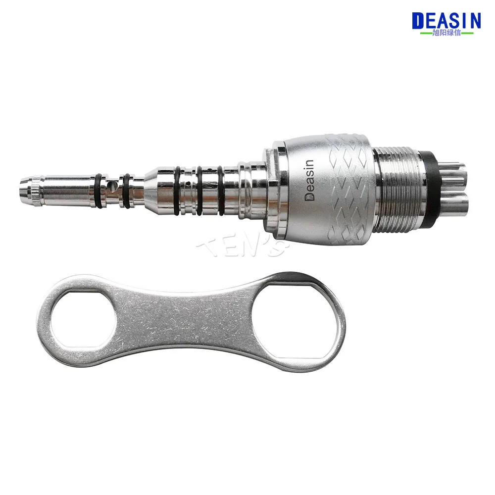 

Dental Deasin 6 Holes for Kavo Fiber Optic Handpiece Coupling 460 Coupler LED Quick Coupling Coupler Adaptor