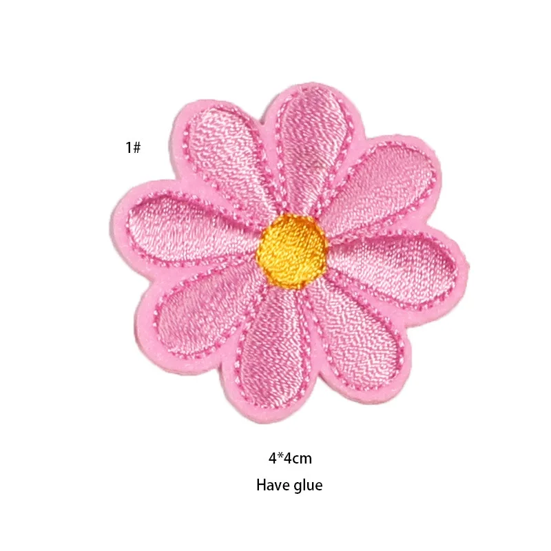 22Pcs Flower Embroidery Patch Iron on for Clothing Decoration Kids Girls Women Garments Patches Elegant Stickers