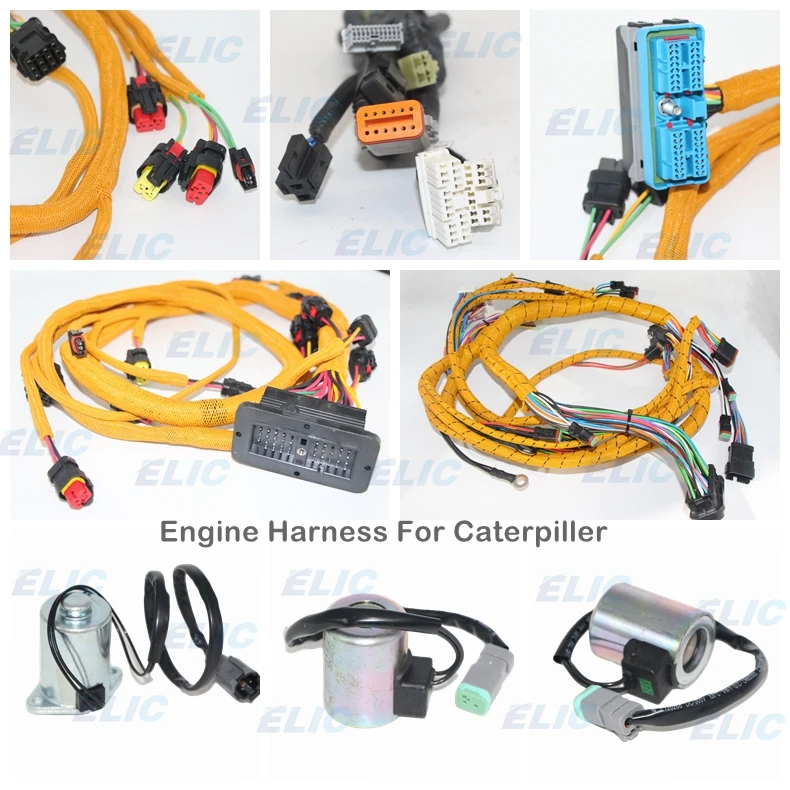 ELIC 285-1975 C6.6 C7.1 engine excavator injector wire harness for CAT 320D2 320E 2851975