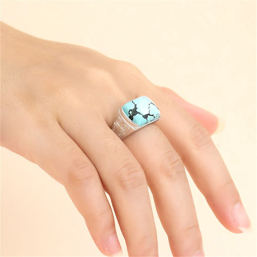 Ring Base for 11x16mm Saddle Cabochons Ring Setting White Gold Plated 925 Silver Adjustable Ring Blank SR0199
