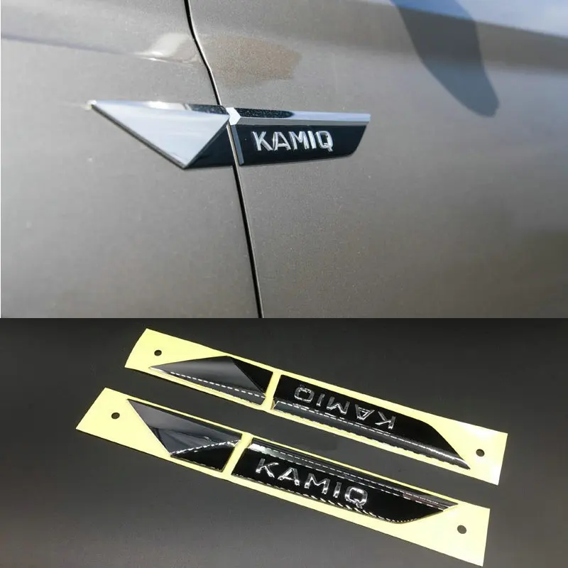 

For KAMIQ Leaf plate logo Fender lettering Leaf board Side marker