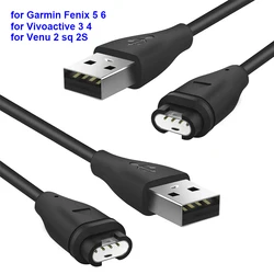 Charger Cable for Garmin Fenix 5 5S 5X Plus/ 6 6S 6X Pro/ 7 7X 7S/ Vivoactive 3 4 4S/ Venu 2S 2 sq USB Smartwatch Charging Cord