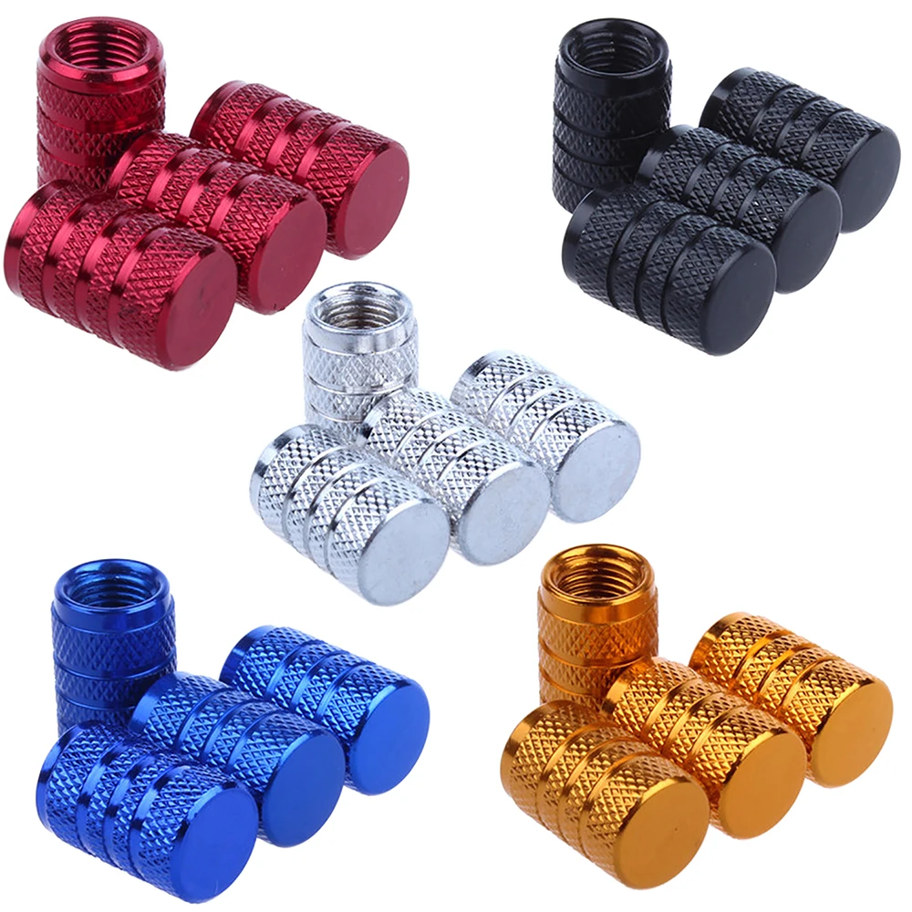 4Pcs Bike Wheel Tire Covered Car Motorcycle Truck Universal Tube Tyre Bicycle AV SV American AIR Valve Cap Dustproof 10 Colors