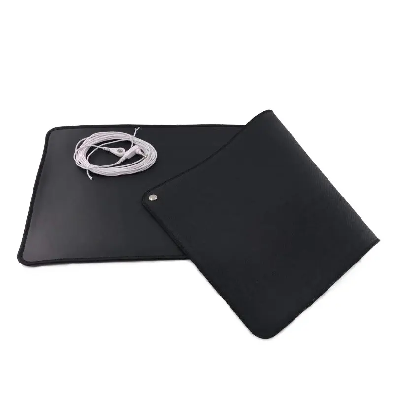 Grounding Desk Mat Antistatic Conductive PU Mouse Pad with Earthing Cable EMF Protection Release Electrostatic for Health