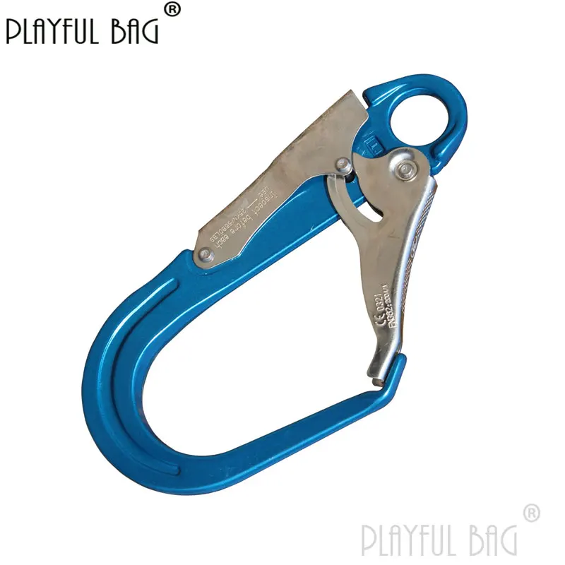 PB Playful bag Fall protection safety hook high work protection equipment buckle quick coupler aluminum alloy hook ZL78