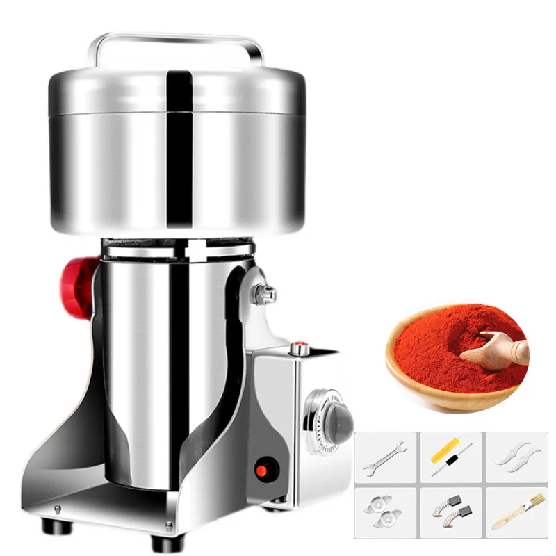 Commercial Food Powder Grinder Smal Household Grain Cereal Crusher Grinding Machine Ultrafine Powder Milling