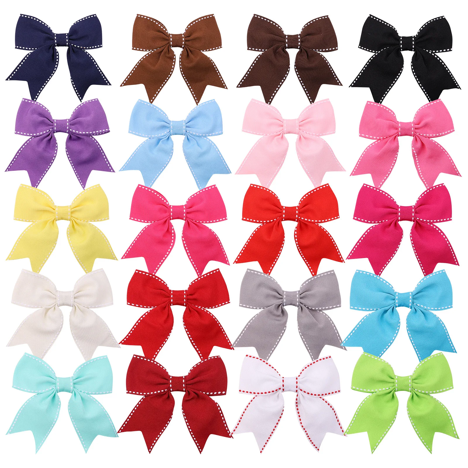 

Candy Color Baby Bowknot Hair Clips For Cute Girls Safety Hairpins Barrettes Headwear Kids Hair Accessories