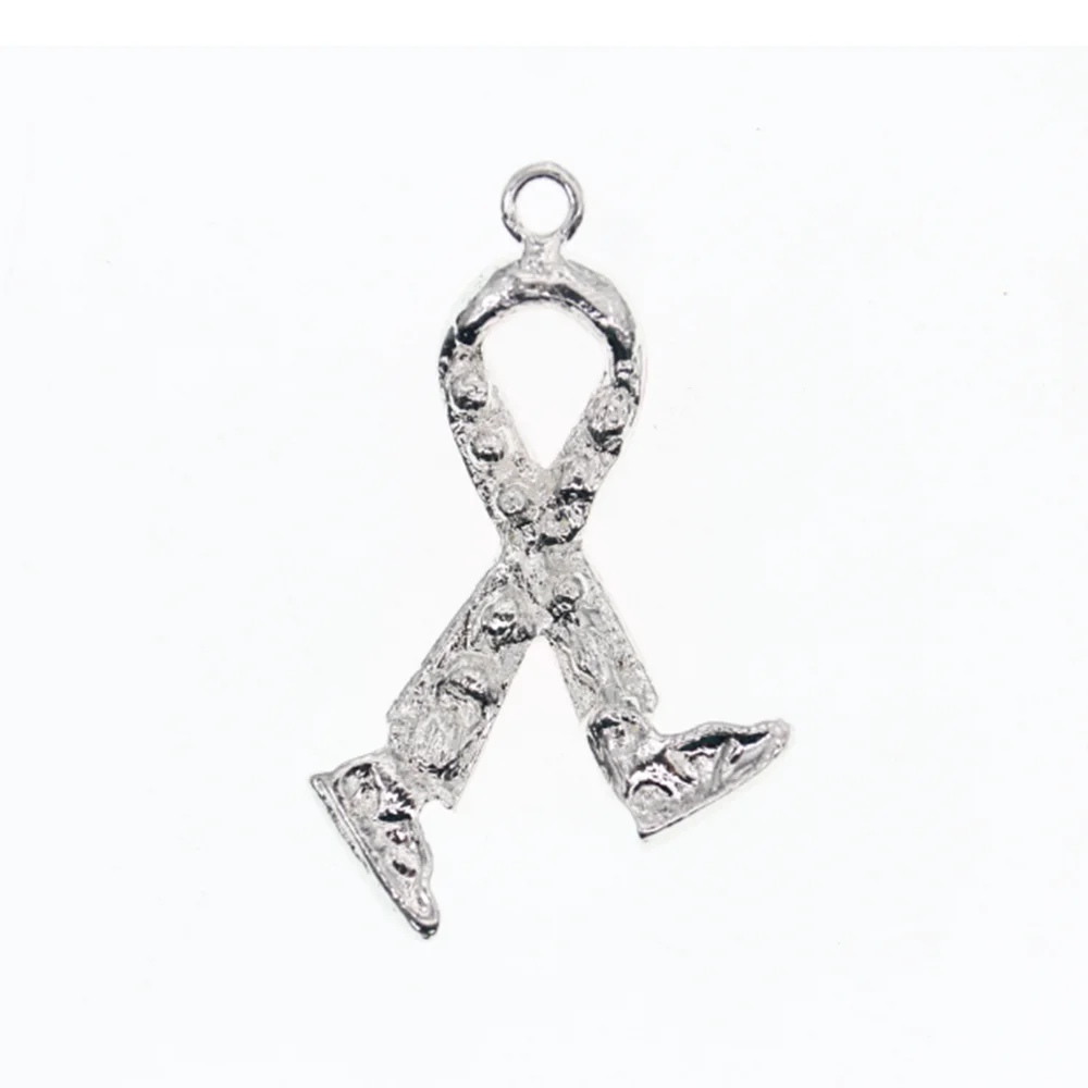 Breast Cancer Awareness Ribbon Enamel Walk Fundraiser  Charms,Pendant for Woman