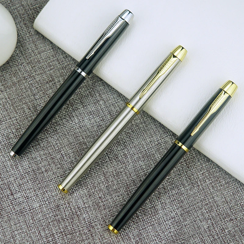 1 Pcs Exquisite Caneta De Metal Caneta-tinteiro Tinta Escritório Escola Negócios Estudante Caligrafia Caneta Papelaria Comemorar Presente