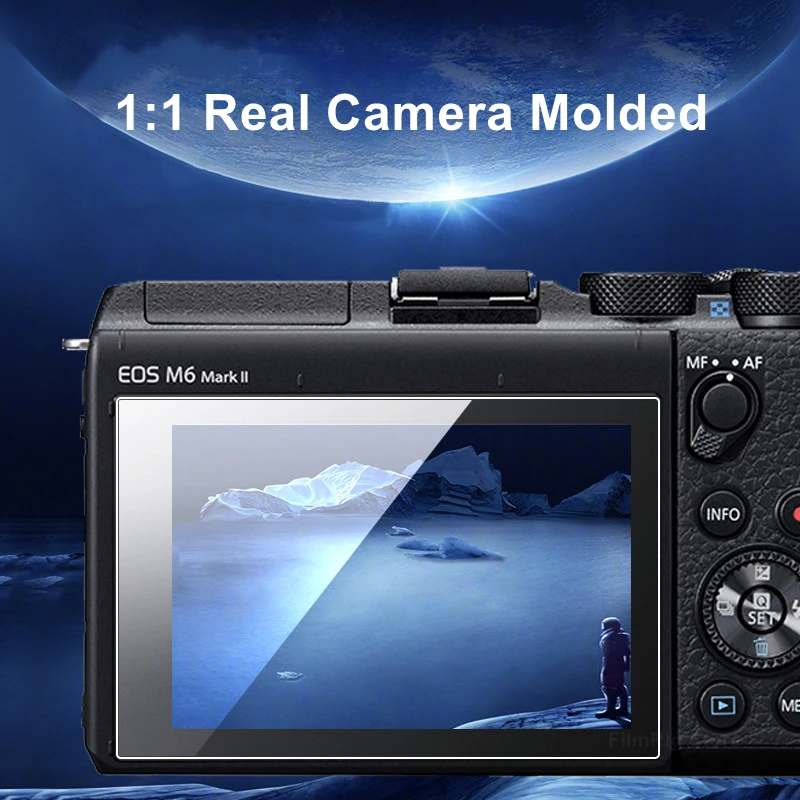 R5 R6 R5C R7 R8 R50 9H schermo della fotocamera vetro temperato protettivo per Canon EOS R5 R6 M50 M6 M6II protezione dello schermo LCD della fotocamera