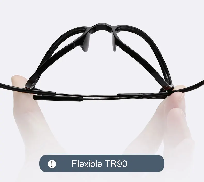 Retro Kunststoff Brillen Rahmen Unisex Vollrand Brillen Anti Blue Ray Myopie Gläser Neue Ankunft Heißer Verkauf Brille – Detail 4