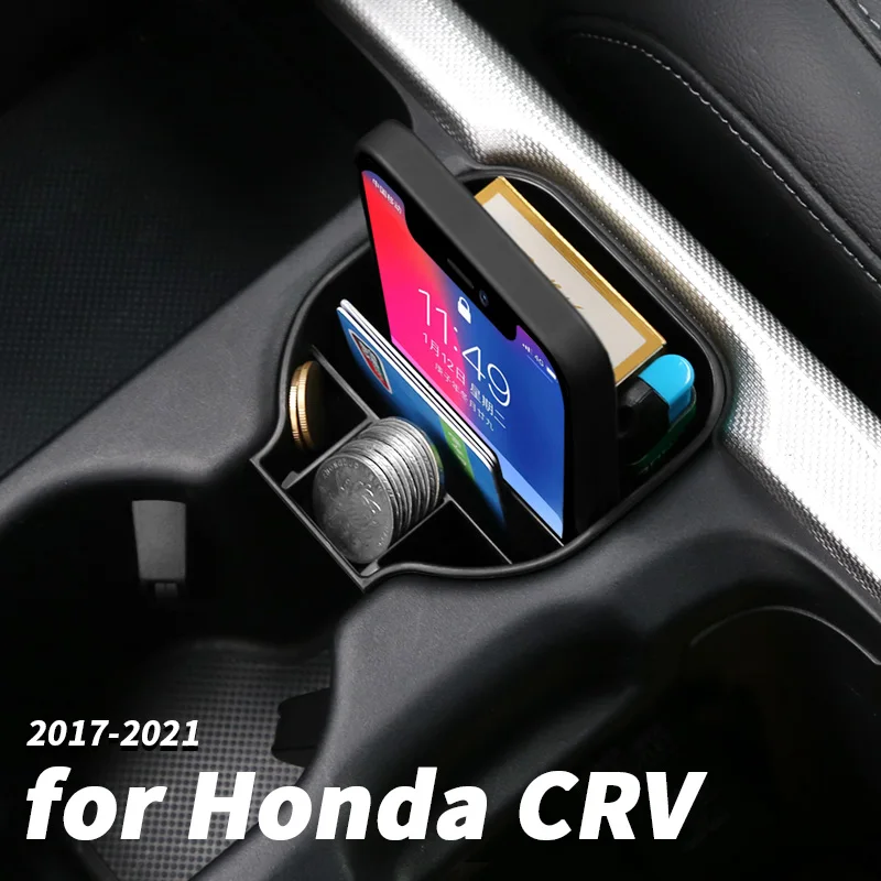 Central control storage box water cup holder storage compartment modification accessories For Honda CR-V 2017 18 19 2021