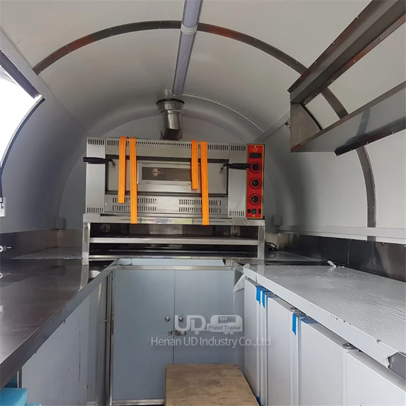 미니 푸드 트럭 모바일 아이스크림, 할랄 타코 케이터링 카트 핫도그 트레일러