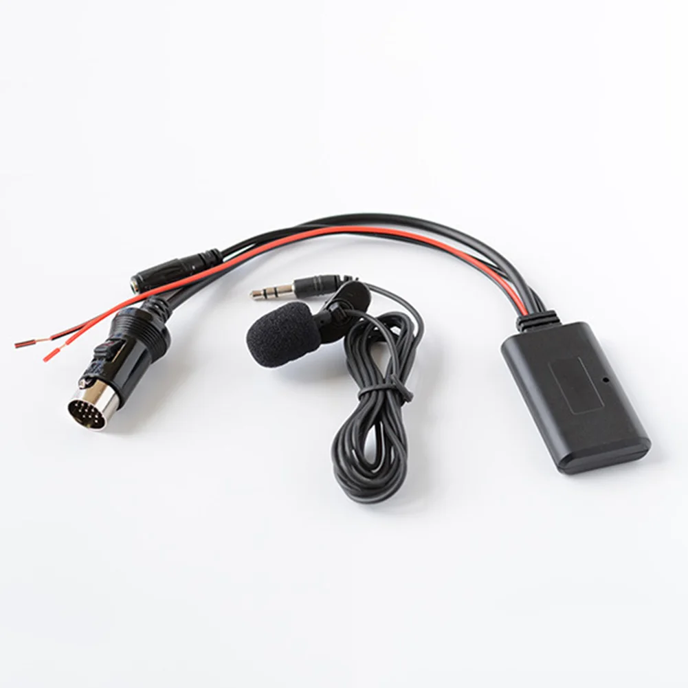 Bluetooth AUX Cable With Microphone For Kenwood 13-pin CD Stereo Bluetooth Module Aux Receiver Cable Adapter