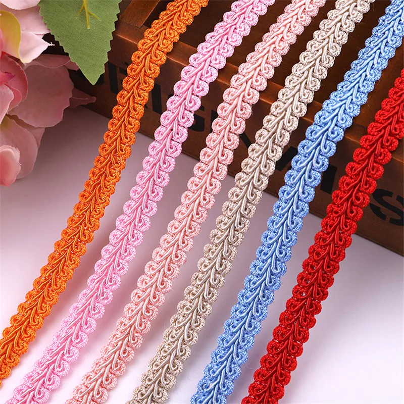 2 Yards Lace Trim Ribbon Centipede Braided Lace DIY Craft Sewing Accessories Wedding Decoration Fabric Curve Lace