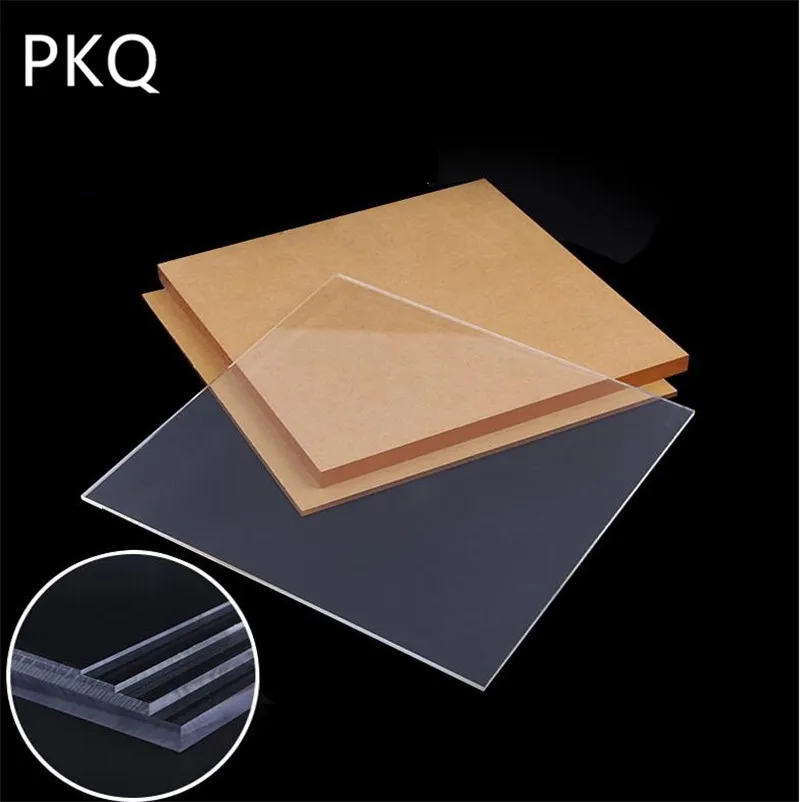 30*30cm Transparent Acrylic Plastic For Plexiglass Perspex Sheet PMMA Plast Acrylic Tools Thickness 1mm/2mm/3mm/4mm/5mm/6mm