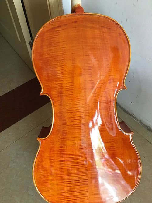 High quality handmade cello stringed instrument portable cello 4/4 3/4 solid wood natural grain cello professional violon cello