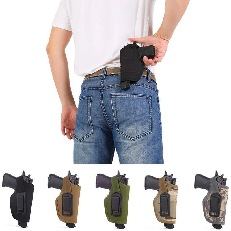 Hunting Concealed Carry Holster RH Gun Holsters Concealed Gun Pistol Holster Bag for Right Hand Carry