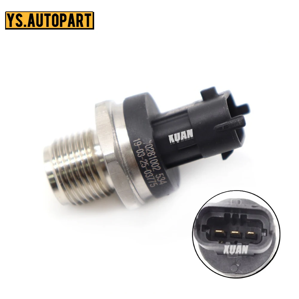 

0281002706 Fuel Rail Pressure Regulator Sensor Valve For CUMMINS VOLVO IVECO MAN FIAT JACK RENAULT 0281002903 0281002937