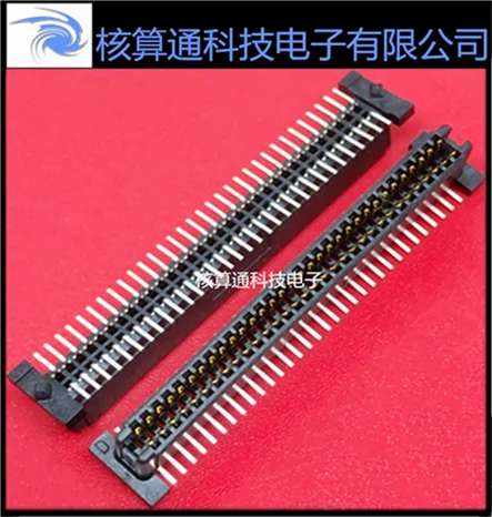 

Sold from one 120521-1 original 64pin 1.0mm pitch 5.38H board-to-board connector 1PCS can also be ordered in a pack of 10pcs