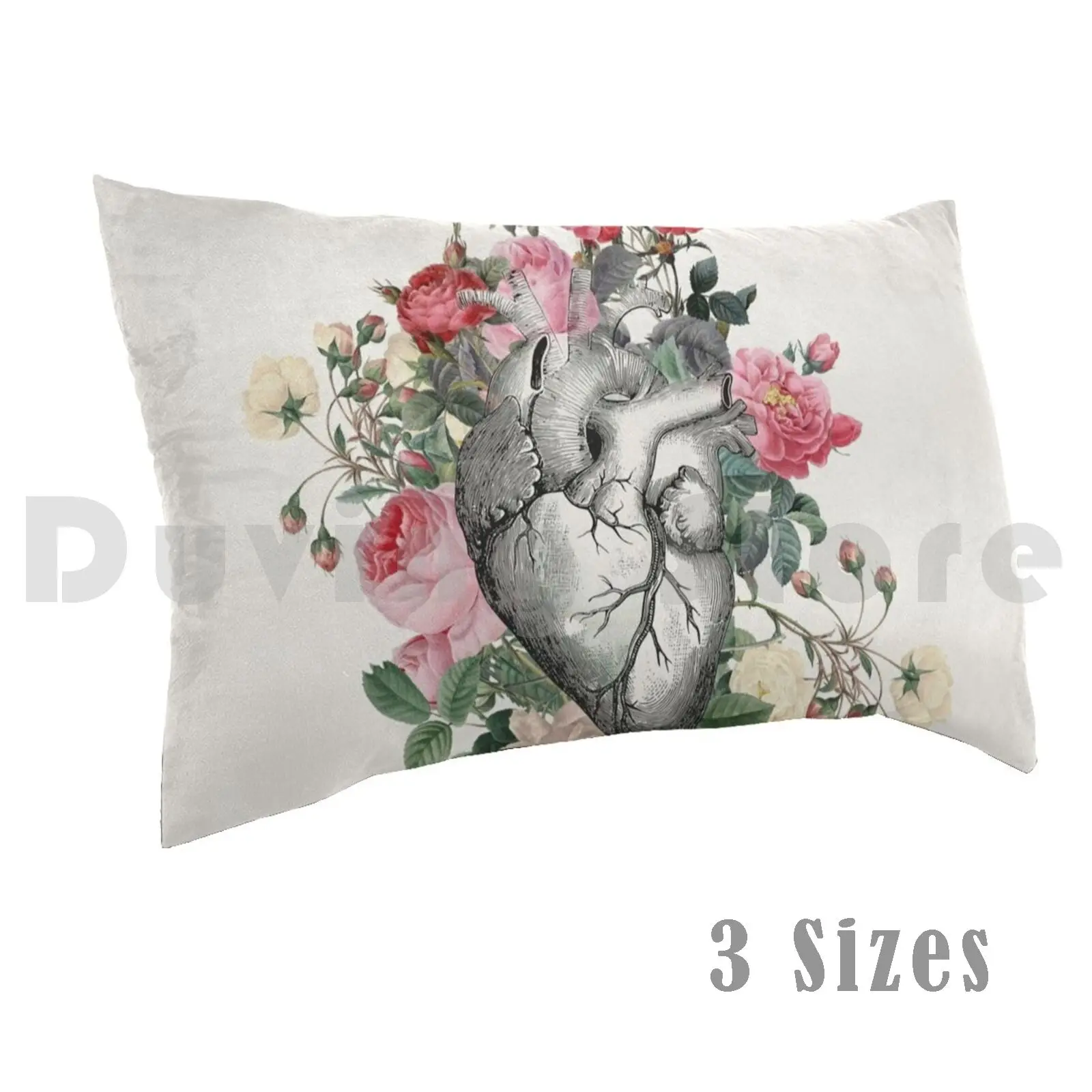 

Ортопедическая подушка «розы для ее сердца», 50x75 роз