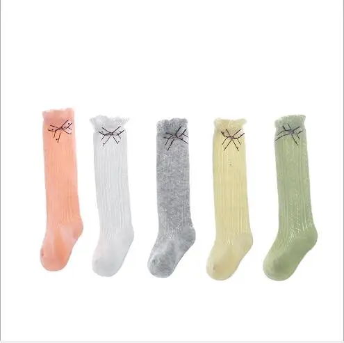 Summer new boneless baby socks mesh baby over the knee anti-mosquito socks newborn socks