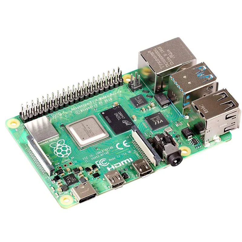 Original Raspberry Pi 4 Model B 4B RAM 4GB 8GB Core 1.5Ghz 4K High Resolution Dual Displays Bluetooth 5.0