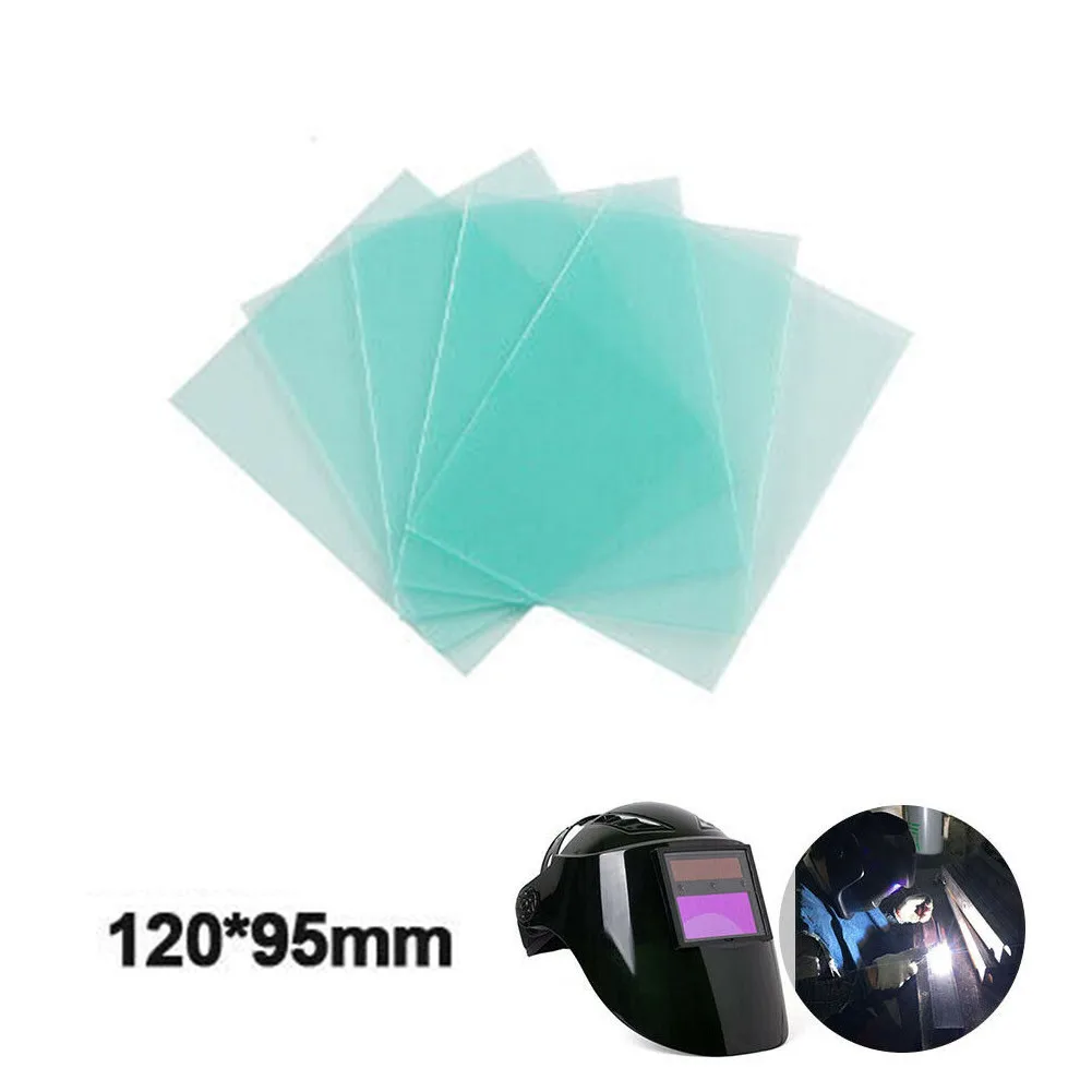 Clear PC Welding Protective Covers, Len Placa para Capacete de Soldagem, Substituição de Lente, Tela Board, 10Pcs, 1Pc