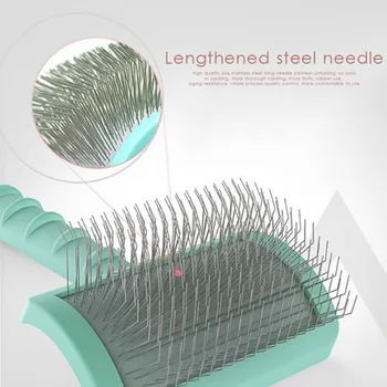Pet Dog Brush Comb Shedding Hair Remove Needle Cat Brush Combs  Massage Grooming Tool Dog Cat Pet Cleaning Supplies Accessories 5