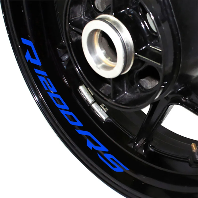 

NEW Motorcycle Front & Rear Wheel Reflective Stickers Decorative Decals Waterproof Trend Frame Decals For BMW R1200RS r1200rs