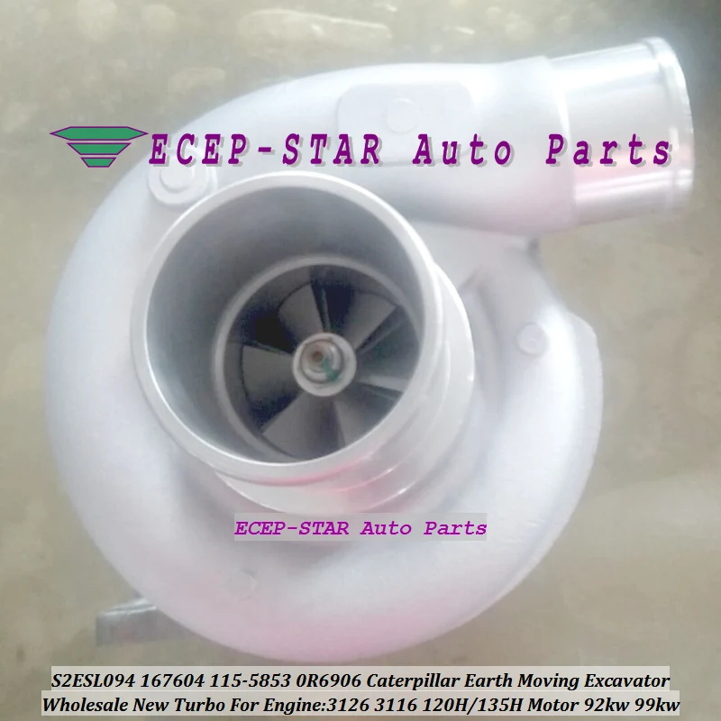 Turbo S2ESL094 167604 115-5853 0R6906 1155853 Turbocharger For Caterpillar For CAT Earth Moving Motor Grader Excavator 3116 3126