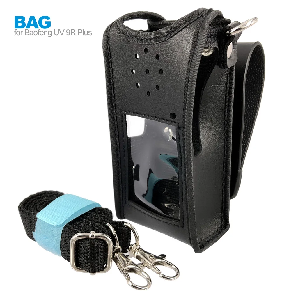 Leather Case Cover Bag For Baofeng UV-9R Plus BF-A58 BF-9700 GT-3WP UV-XR UV-5S UV 9R Walkie Talkie Accessories