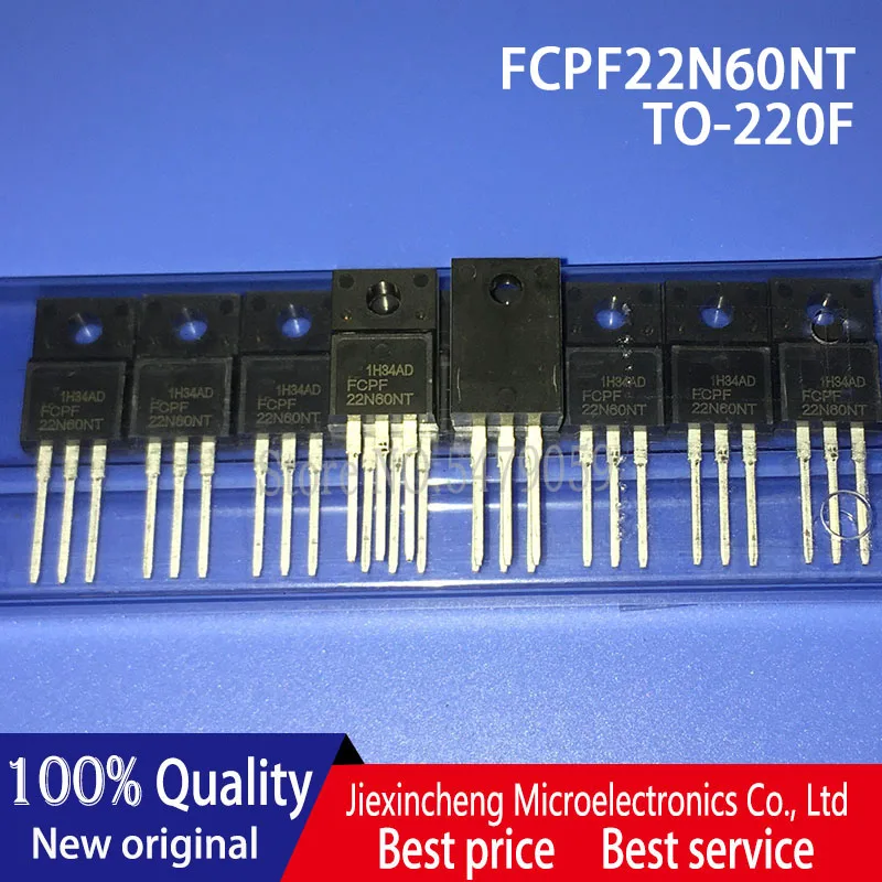 New original FCPF22N60NT 22N60NT TO220F 22N60 22A 600V TO-220F MOSFET