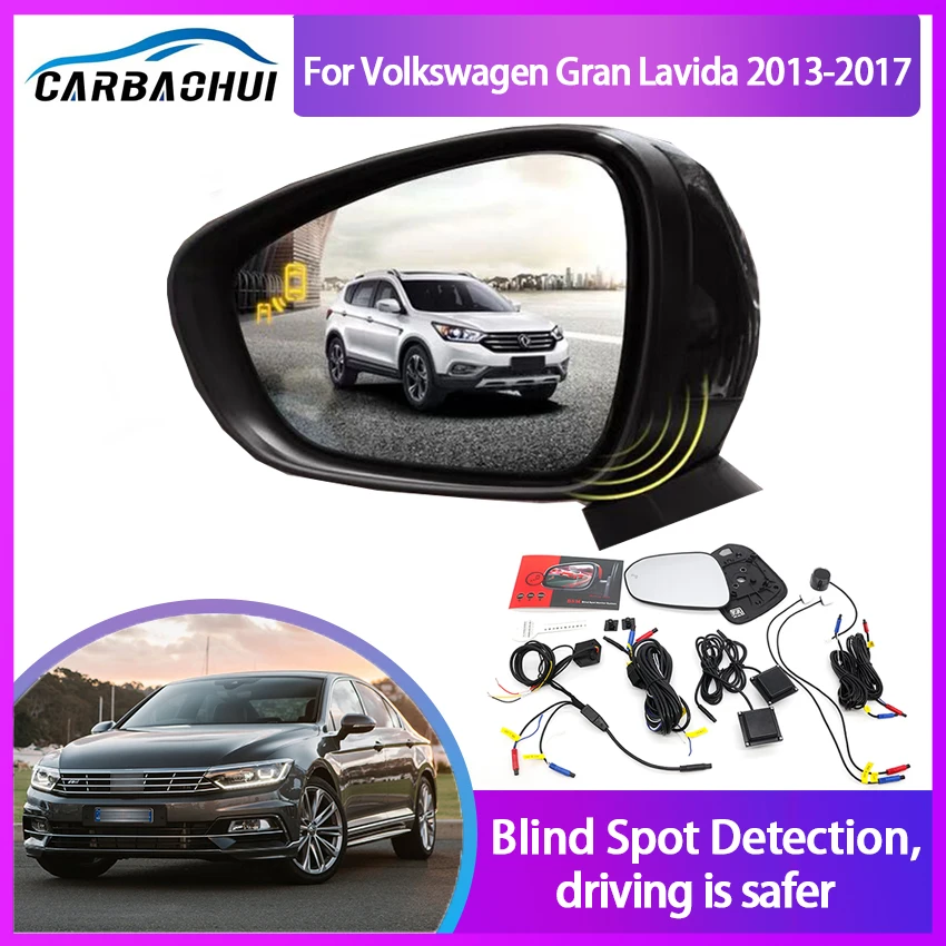 Car BSA BSM BSD for Volkswagen VW Lavida 2013-2017 Blind Spot Radar Detection System Microwave Sensor Driving Reversing Sensor