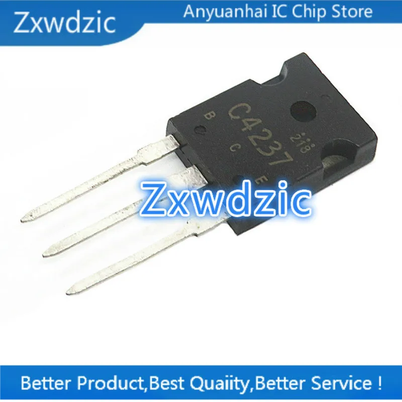 

Zxwdzic 10pcs New Original 2SC4237 C4237 TO-247 High Power Transistor 1200/800V 10A 150W