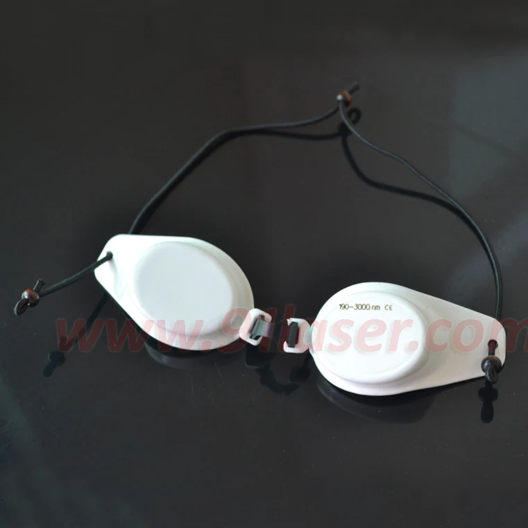 IPL & Laser Safety goggles eyepatch 190-3000nm CE with transparent case and cleaning