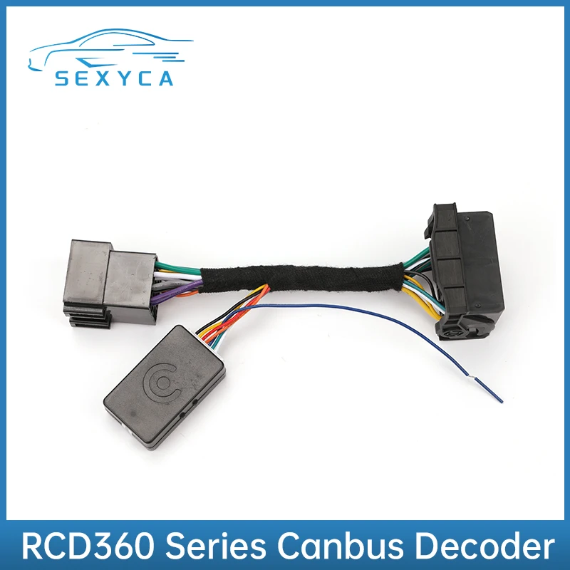 

RCD360 PRO RCD360 Car Plug & Play ISO Quadlock Adapter Cable CANBUS Decoder Simulator For VW Golf 6 Jetta MK5 Passat Polo Vento