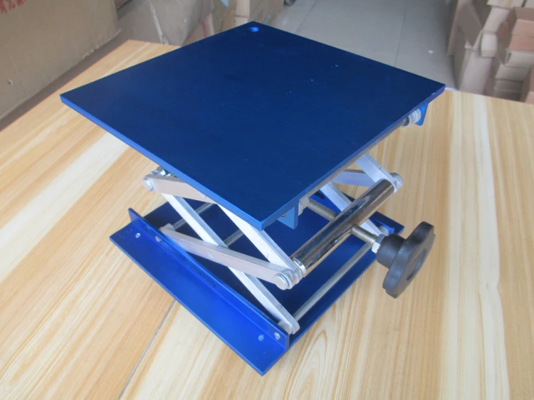 100x100mm 4x4 Zoll Aluminium-Frästisch, Holzbearbeitungs-Gravur-Labor-Hebevorrichtung, Hebebühne, Holzbearbeitungsbänke – Detail 4