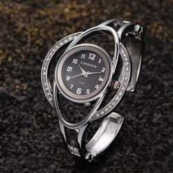 Montres de luxe à petit cadran en or pour femmes, strass, montre-Bracelet de marque supérieure, à la mode