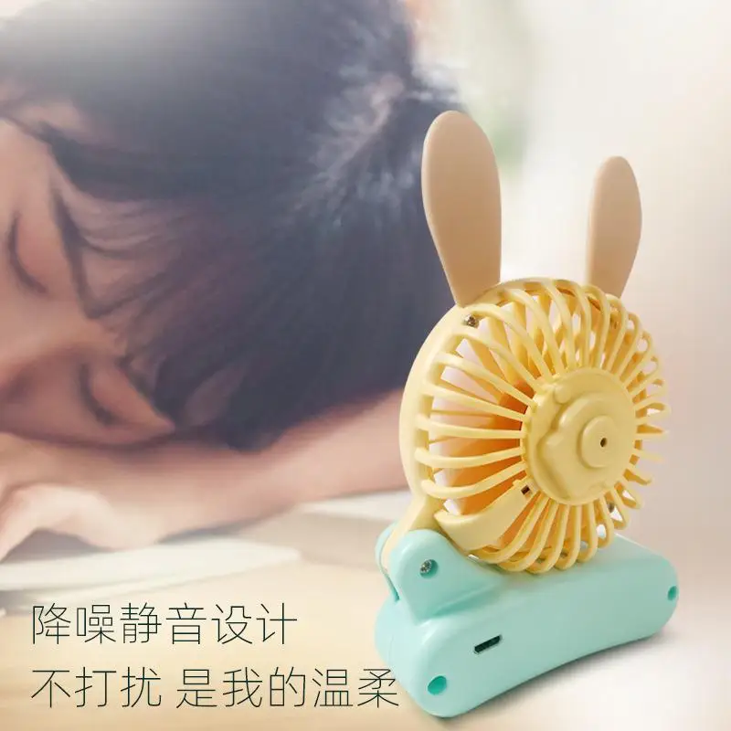 2021 New Usb Charging Mini Cute Handheld Fan Portable  Fan Foldable Desktop Fan Silent Portable Small  Fan For Home Ventilador