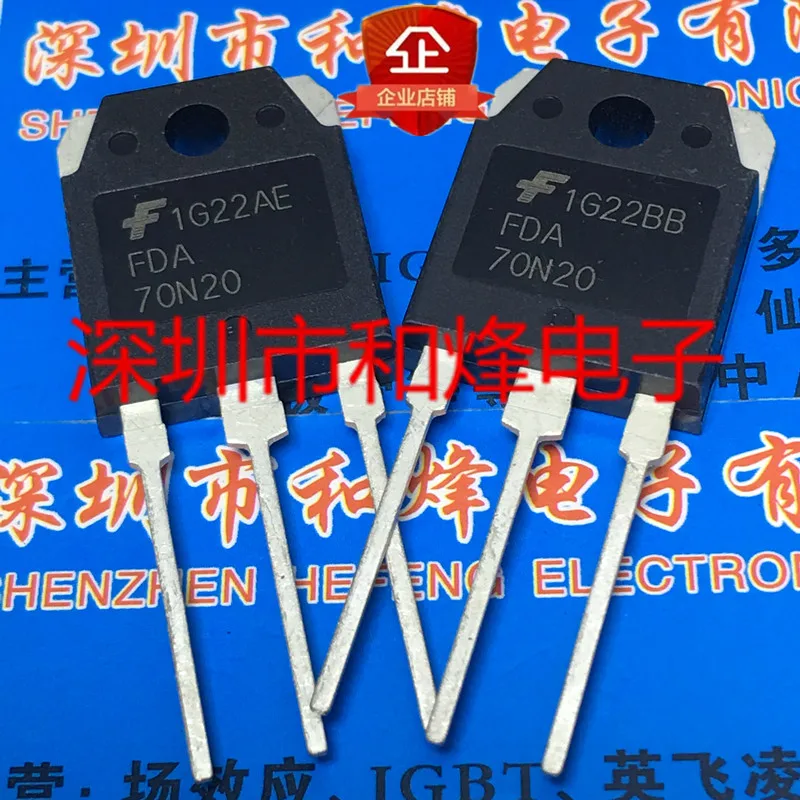 

5PCS/Lot FDA70N20 ½ TO-3P 70A 200V