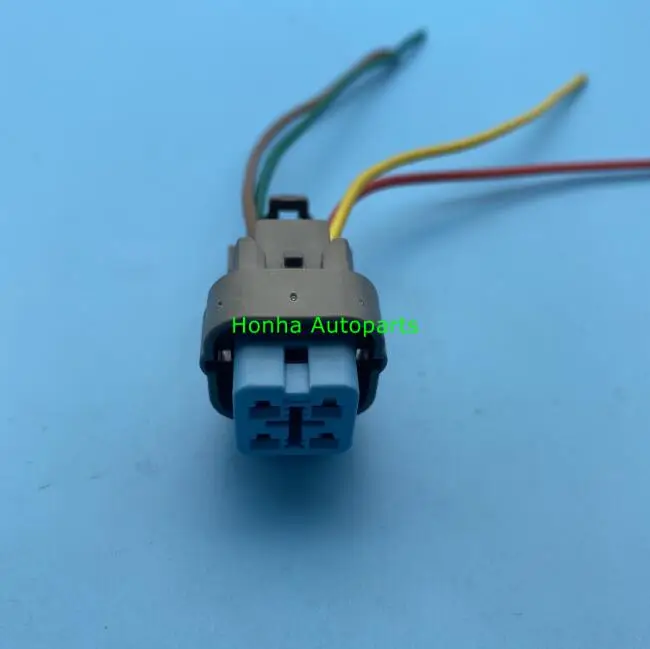 

Free shipping 20/50/100pcs 4 pin 2.2mm Gasoline Pump Plug Fuel Pump Connector With 15cm 18AWG Wire Pigtail 6189-6887